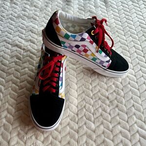 Vans - Old Skool Rainbow Sneakers - Size 9 - Great Condition!